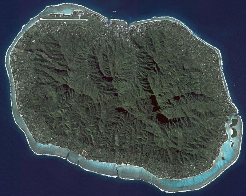 Rarotonga Island hosted meet. Where's the track?