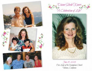 Celebration of life for Diane Knerr (PDF)