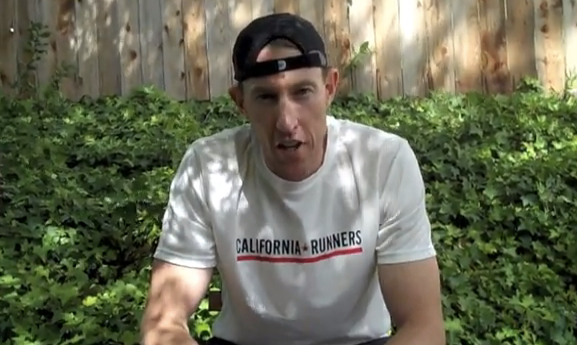 James Nielsen sat for an interview before his historic sub-5 beer mile.