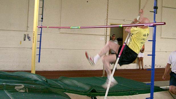 Don Pellmann vaulted at age 90 in 2005. Any height would be an M100 record.