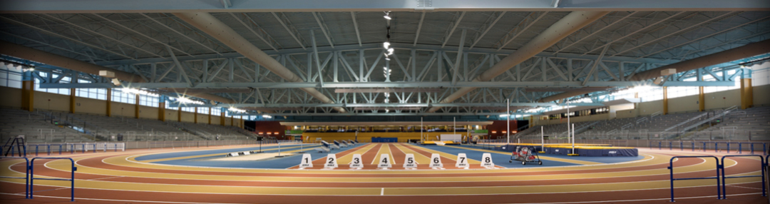 Crossplex banked Mondo track is one of the few of its kind in the United States.