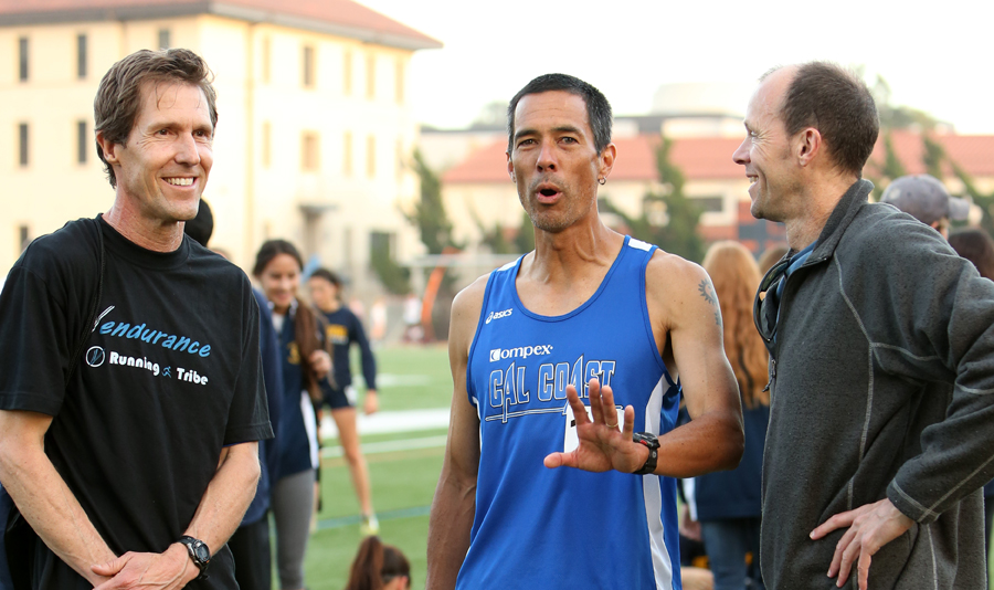 From left are Ray Knerr, Christian after Oxy race and AR 1500 in 2013. (Diana Hernandez photo)