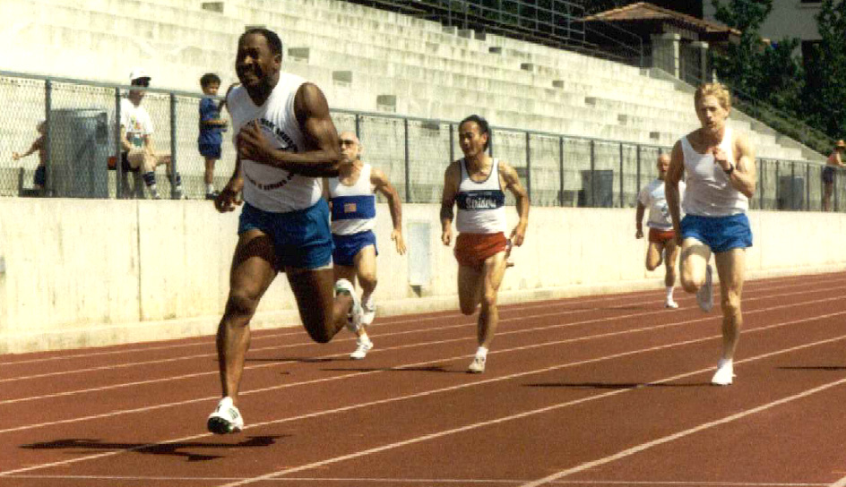 The great Walt Butler leads a race in one of the photo PDFs coming to SmugMug.